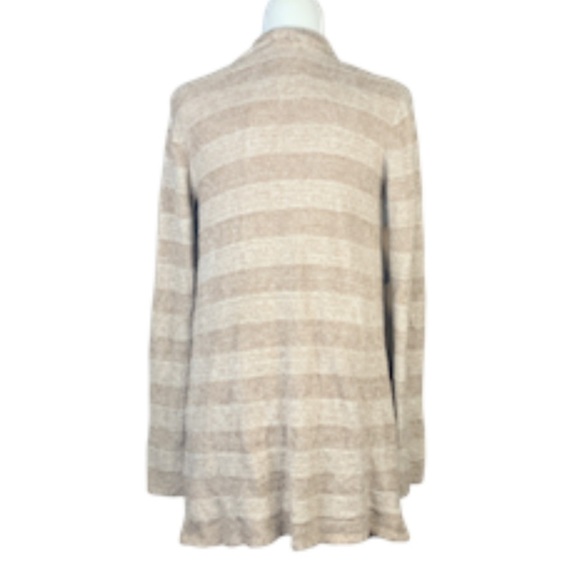Barefoot Dreams Small Medium Cardigan Calypso Stripes Bamboo Chic Lite - Picture 4 of 11